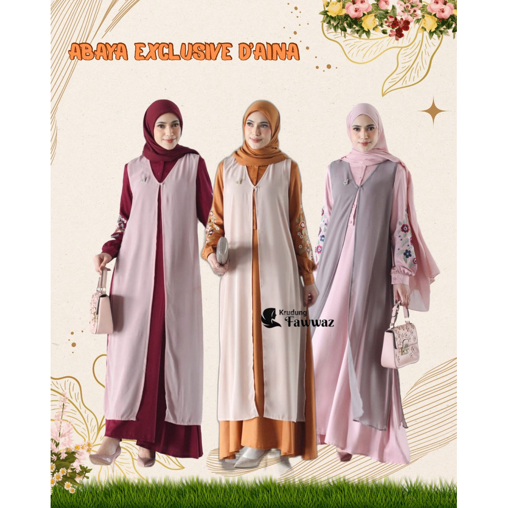Abaya dannis D'Aina / Abaya dewasa terbaru