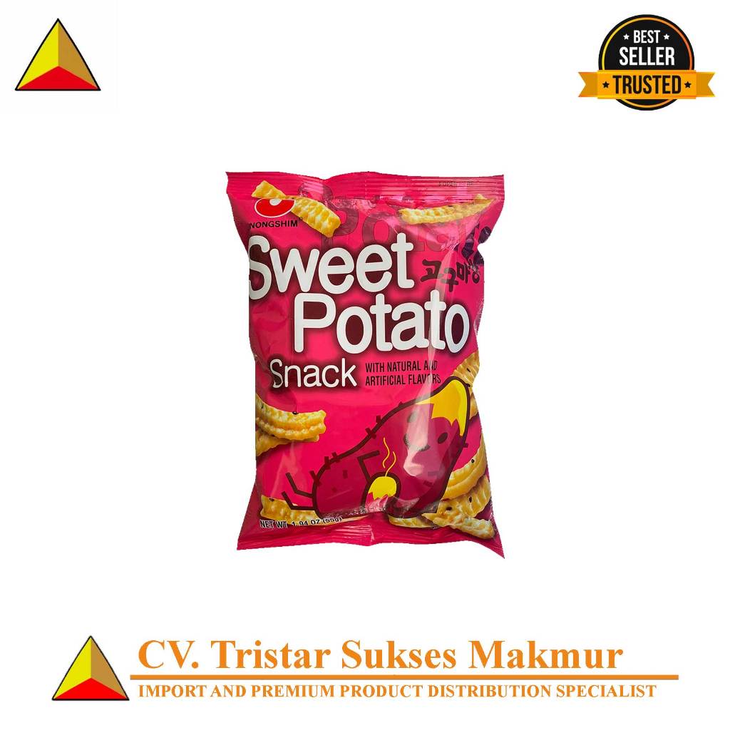 

Snack Korea NONGSHIM Sweet Potato 55gr – Camilan Manis Renyah Ubi Ungu Viral