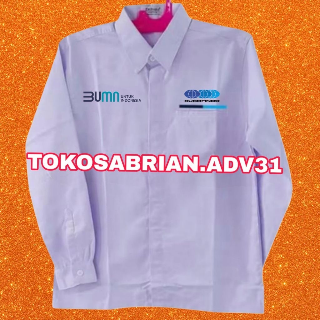Kemeja Sucofindo baju Sucondo seragam sucofindo l