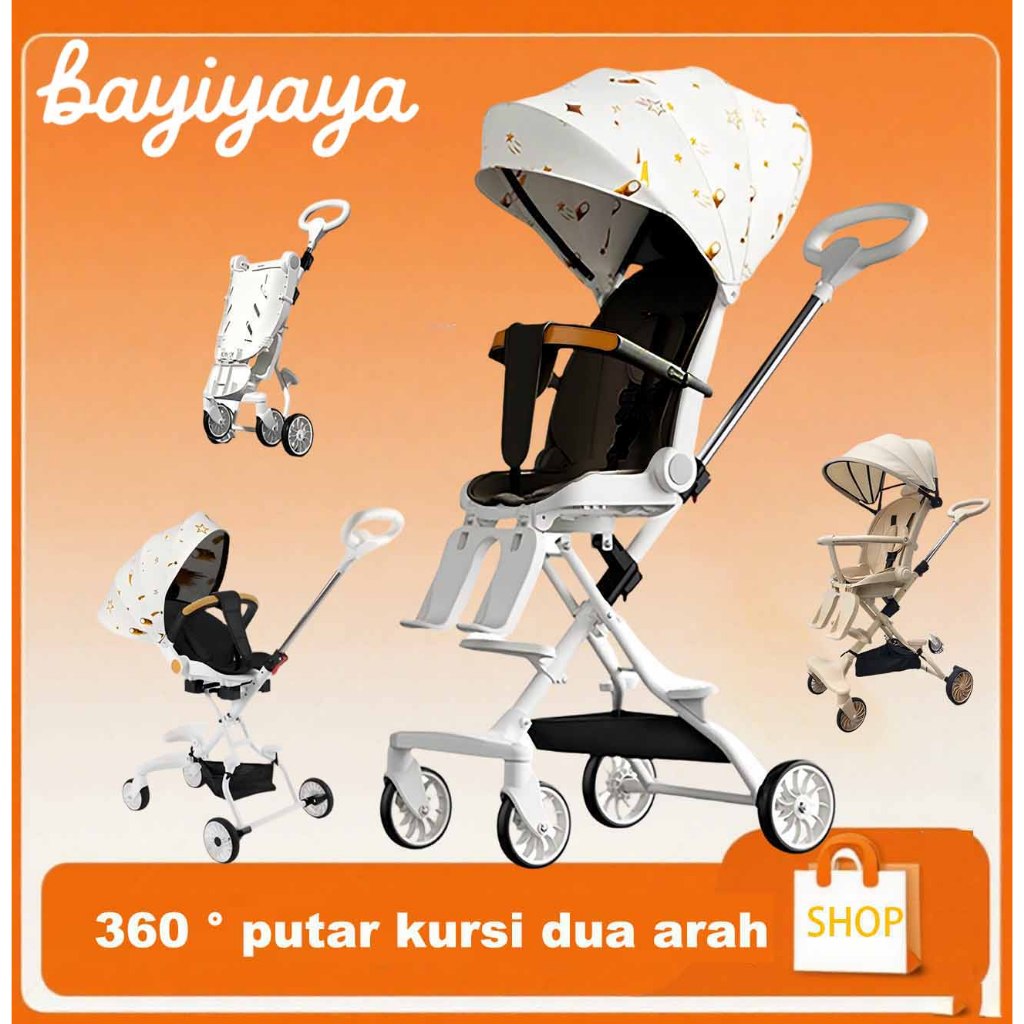 Kereta bayi kursi perjalanan lipatKereta bayi kecil dua arah / bayi multifungsi Kereta bayi kursi