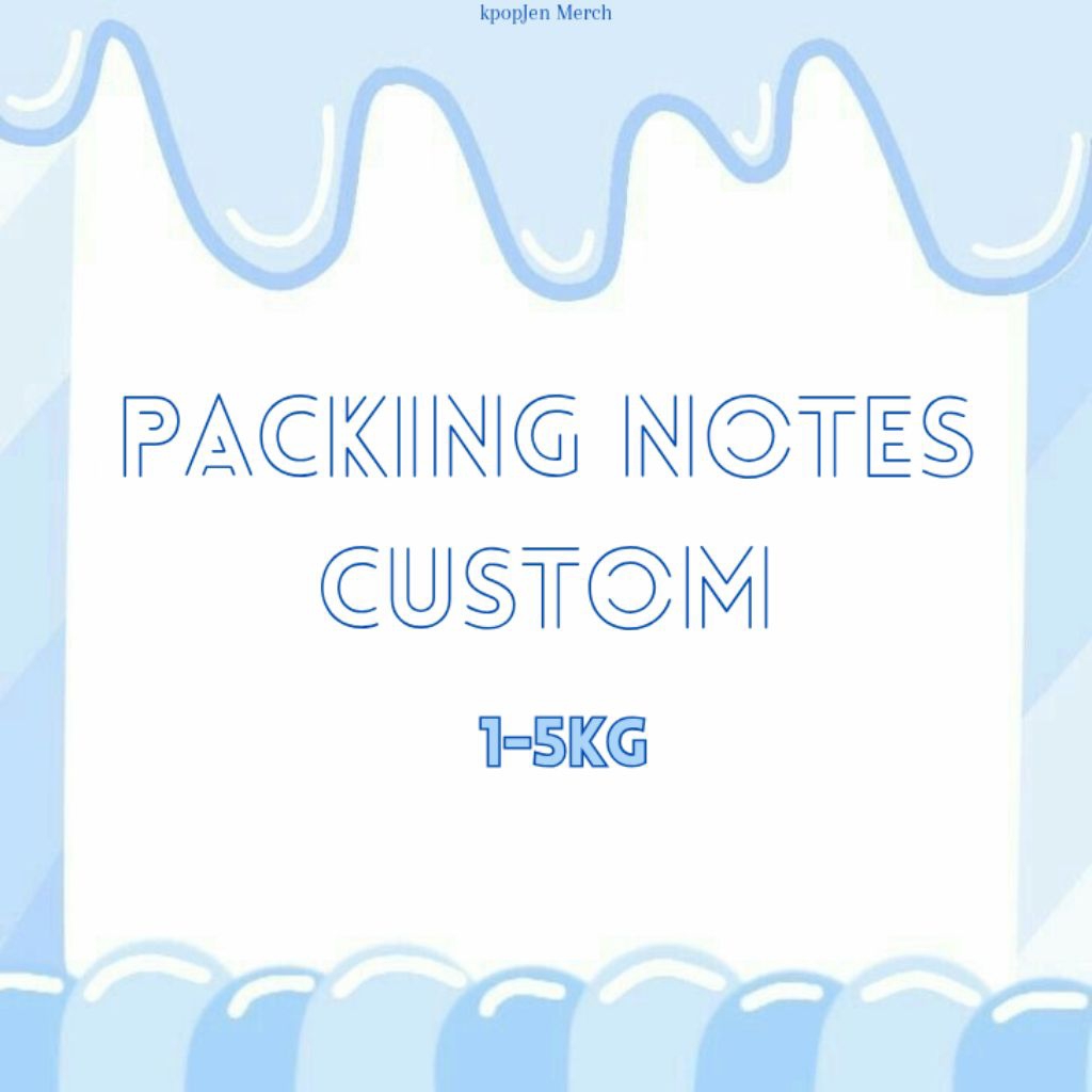 

(BOOKED) NOTES CUSTOM 1-5KG