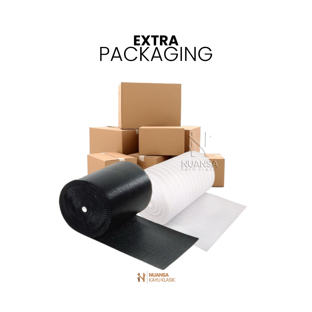 

EXTRA PACKAGING TAMBAHAN (BUBBLE WRAP / KARDUS) PAKET AMAN DIJAMIN / BUBBLE WRAP