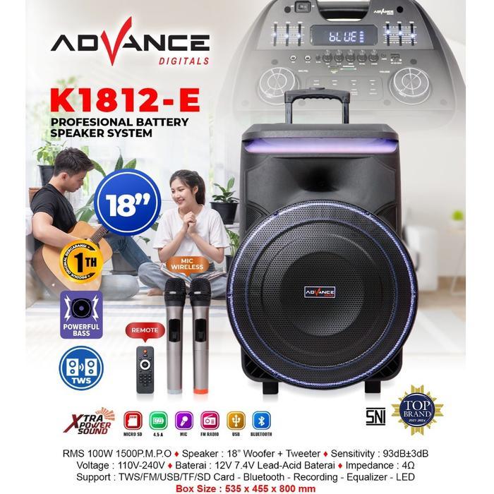 ADVANCE SPEAKER K1812-E