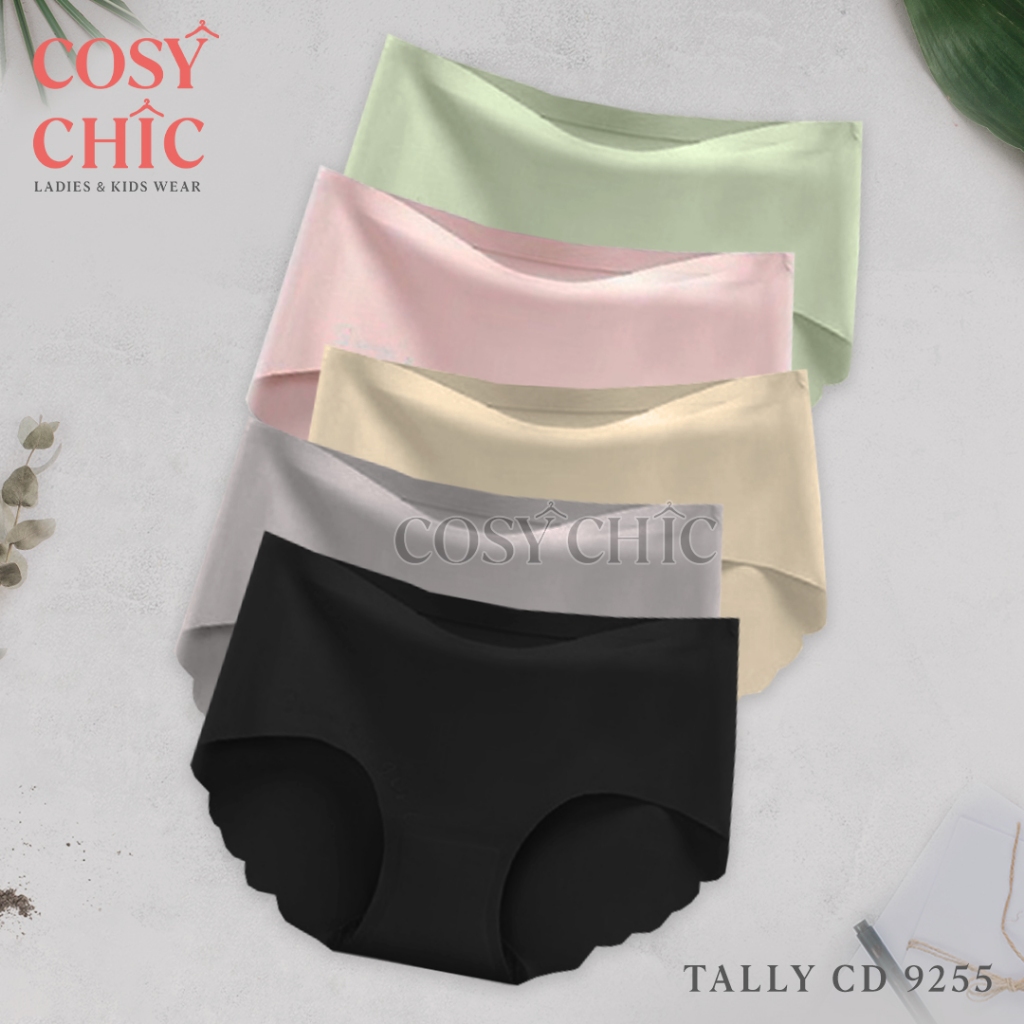 [COSY CHIC] Tally CD Celana Dalam Seamless 9255 | Nylon | Free Size Fit to XL