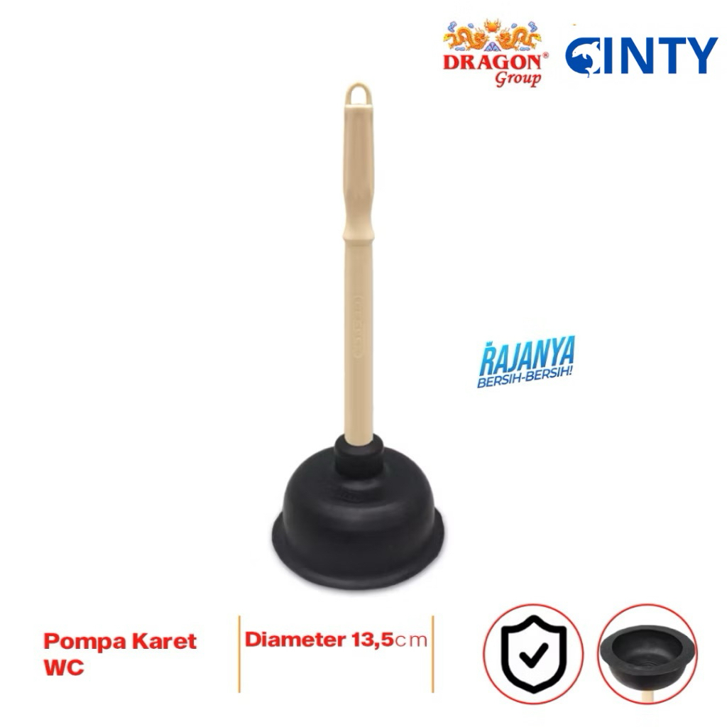 Alat Penyedot WC Mampet Kop Karet Dragon