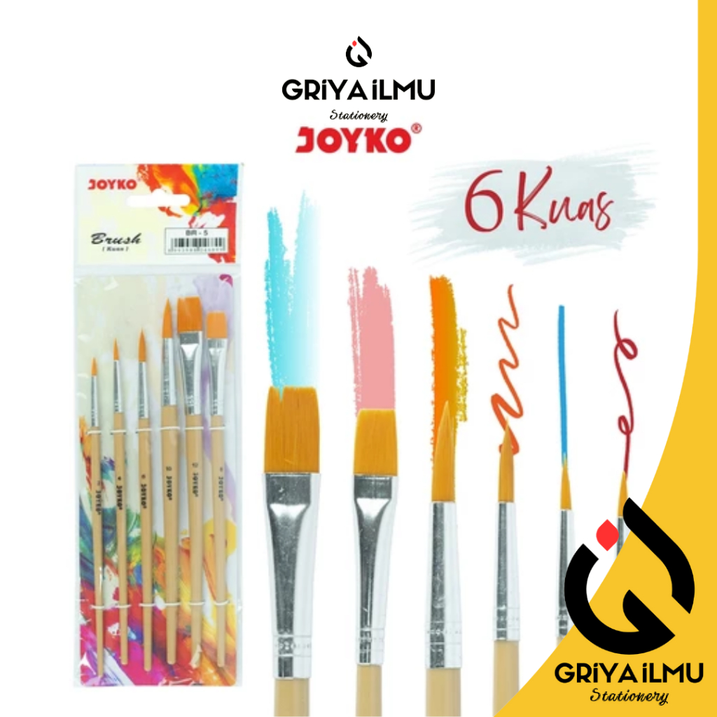 

Brush Kuas Cat Air Cat Minyak Lukis Acrylic Joyko BR-5 (038024)