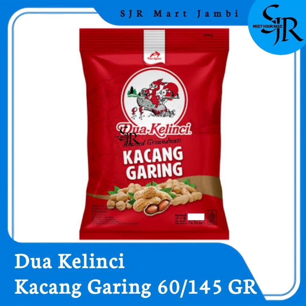 

[Snack] Dua Kelinci Kacang Garing 60/145gr