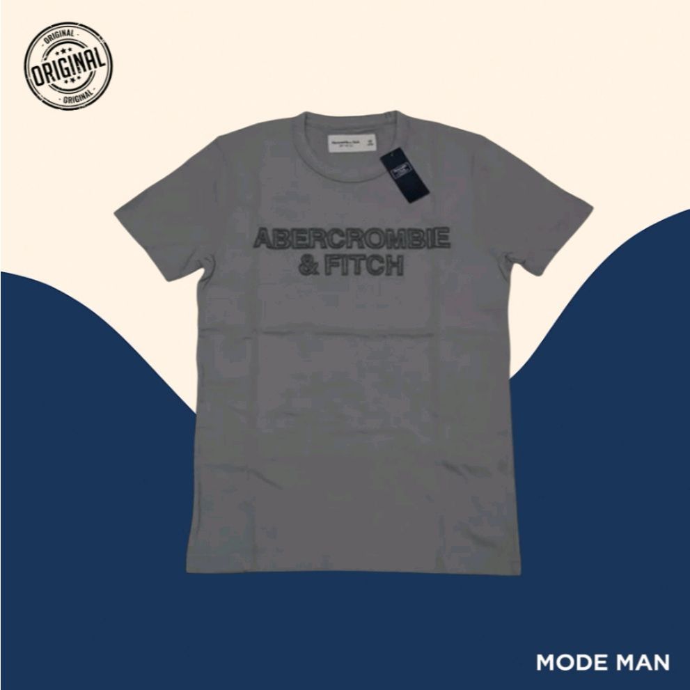 Abercrombie & Fitch Soft Tee T-Shirt Logo – Kaos Lengan Pendek Pria & Wanita, Kaos Kasual & Logo Kla
