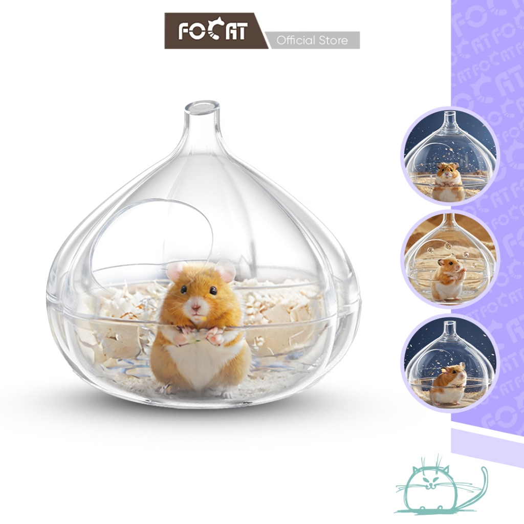 FOCAT Kamar Mandi Hamster F05 Toilet Hamster Anabul/Hamster Bathroom/Aksesoris Hamster Sugar Glider