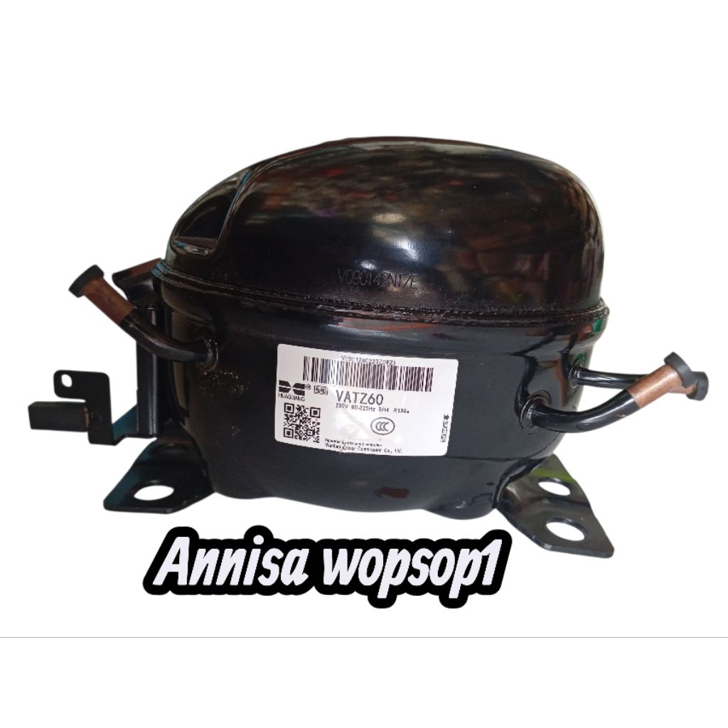 Kompresor Kulkas Aqua Inverter 2 Pintu VATZ60 1/6pk