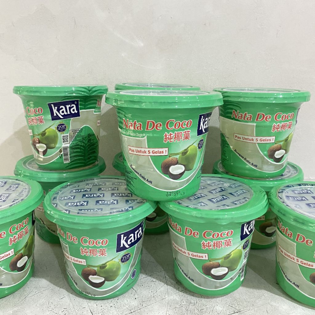 Kara nata de coco DADU kemasan ember 1 kg | nata de coco dadu
