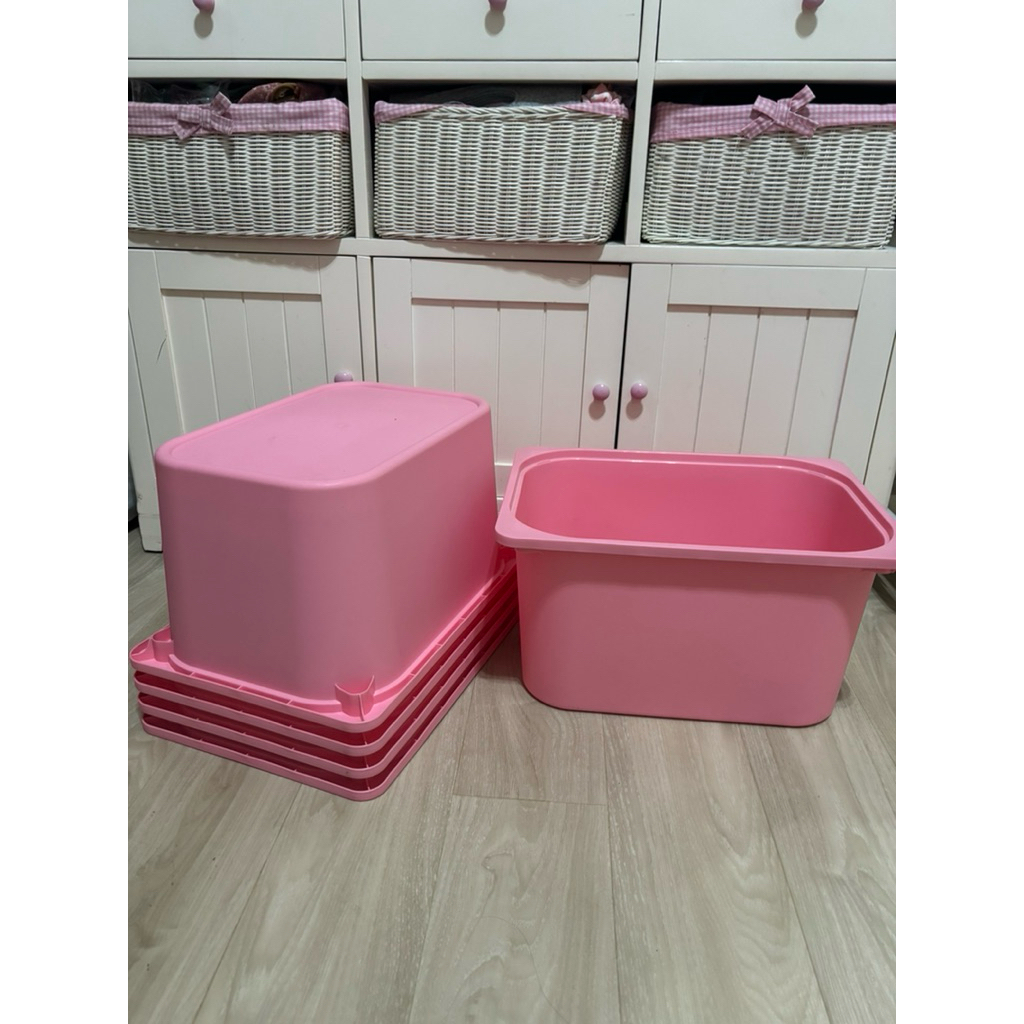 ikea trofast box Pink preloved (harga per pc)