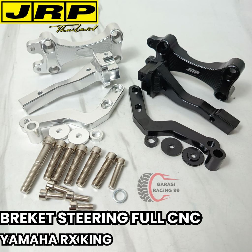 Breket Bracket Stabilizer Stabiliser Stang Steering Damper Yamaha RX King Breket Steering Tengah RX 