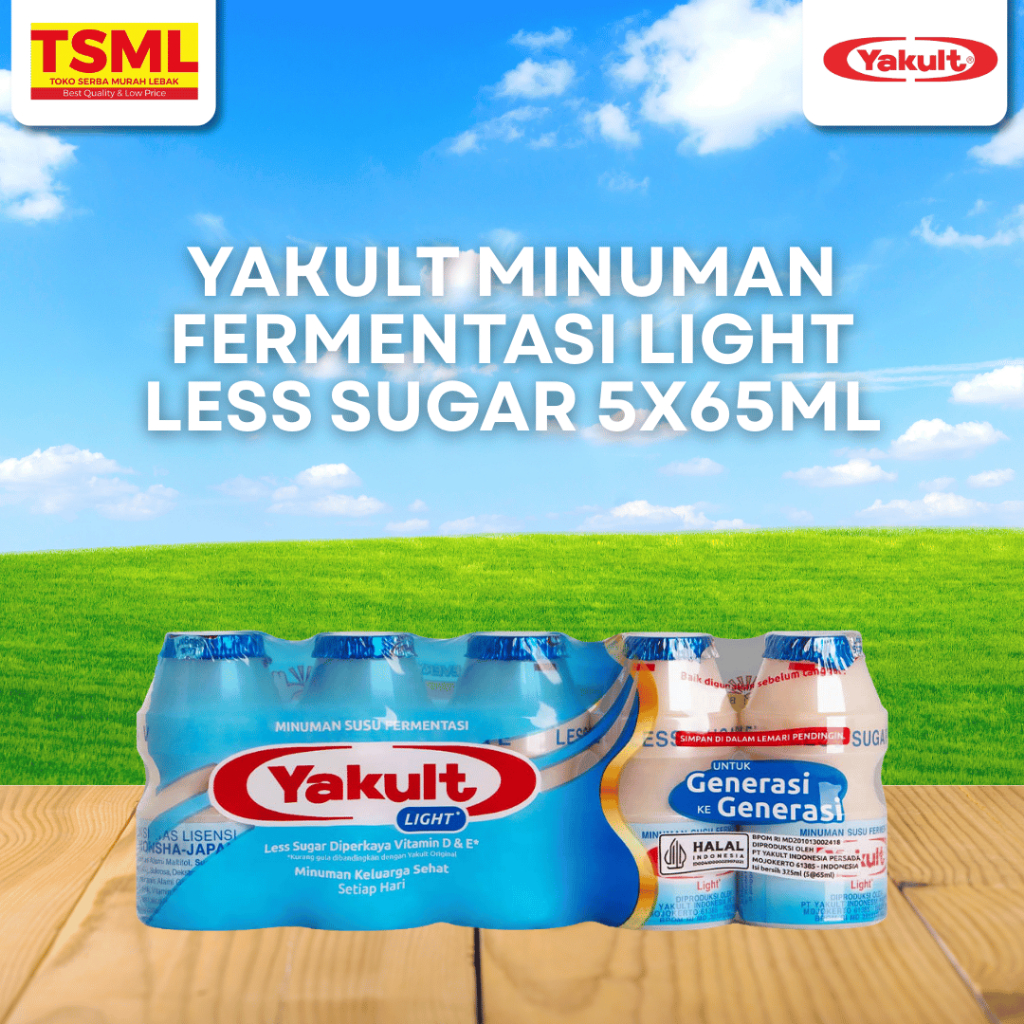 

Yakult Minuman Fermentasi Light Less Sugar Isi 5x65ml