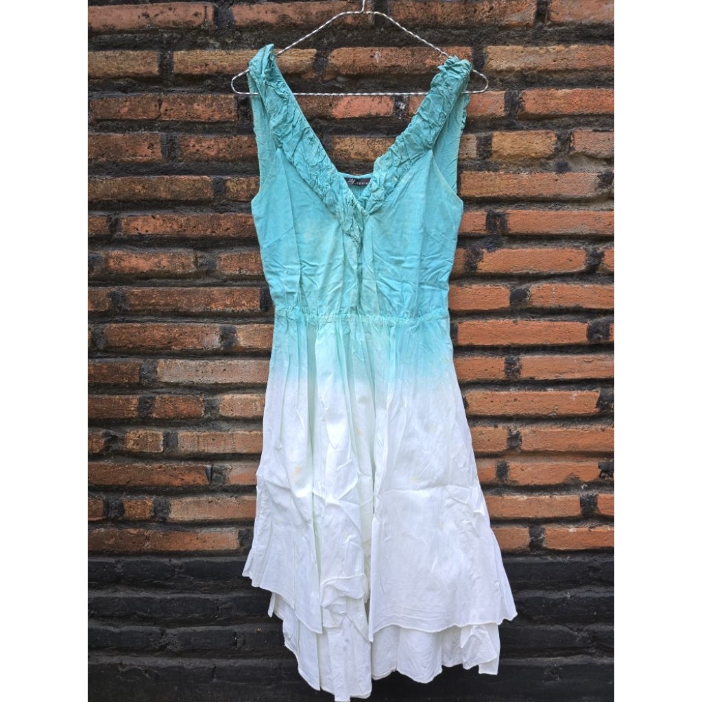 Preloved Dress Gradasi Ombre