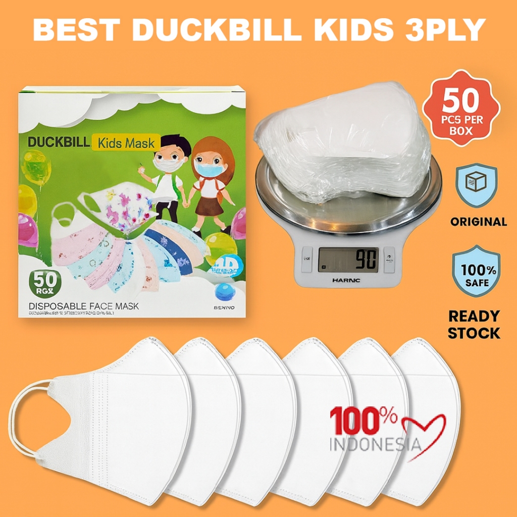 Masker Multi One Plus Kids / Seven Kids / Alkindo Masker Medis Anak Earloop