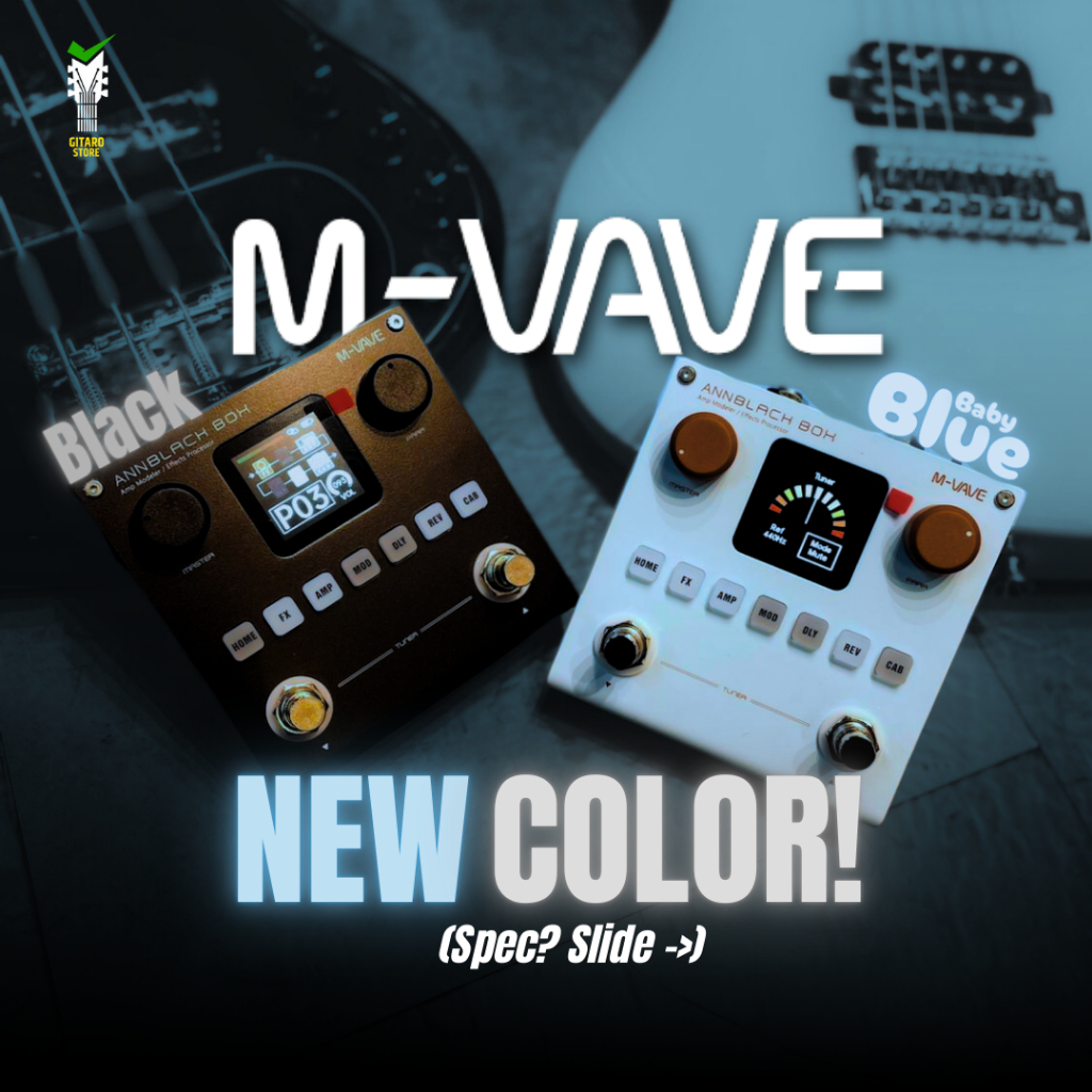 M-Vave BlackBox Amp Modeler Effects Processor Multi Efek MVave M Vave Black Box Original