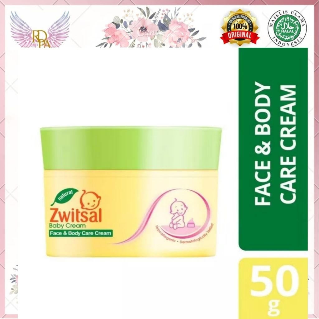 Zwitsal Baby Face & Body Care Cream 50 Gr. Zwitsal Lotion. Zwitsal Body Krim. Krim Wajah Bayi Zwitsa
