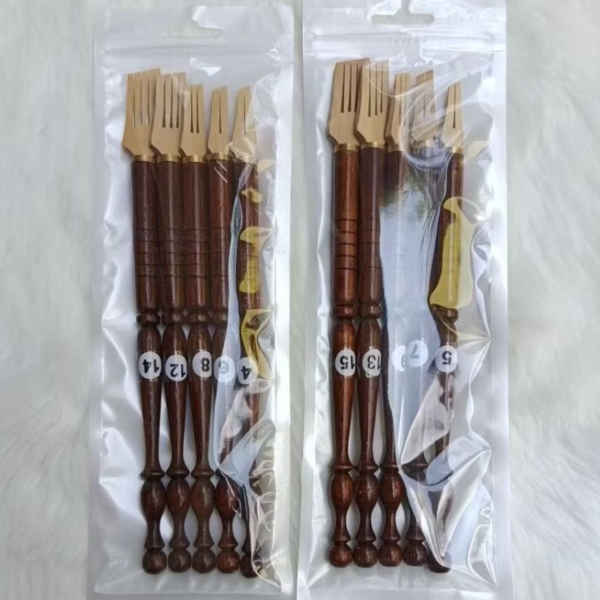 1 SET KALAM DEKORASI KALIGRAFI / UNTUK CAT, KALAM KALIGRAFI.