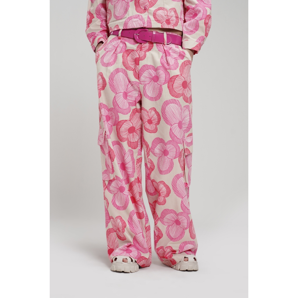 Calla The Label - Cinta Corduroy Pants - Pink