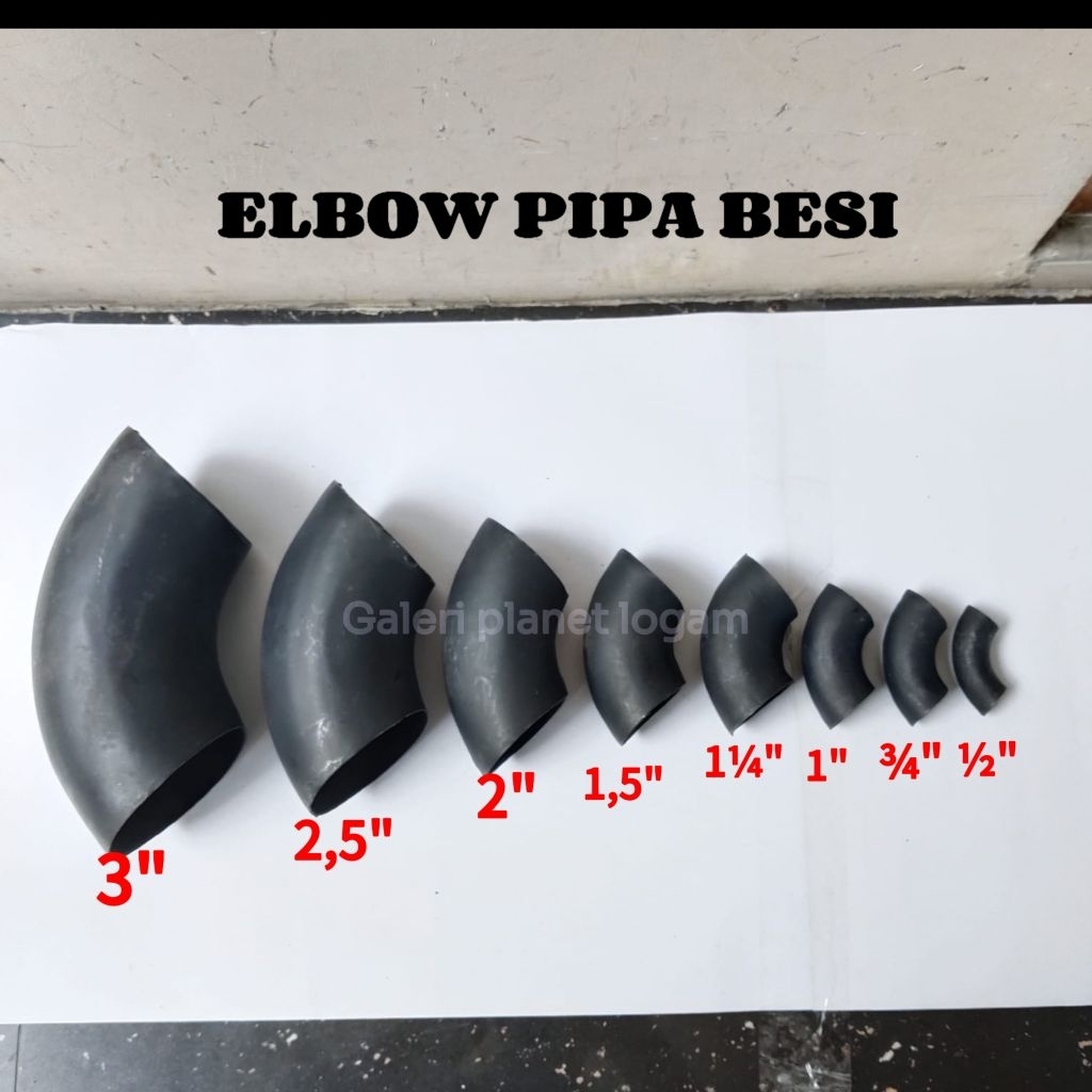 elbo knee pipa las besi/ elbow sambungan pipa besi lbow