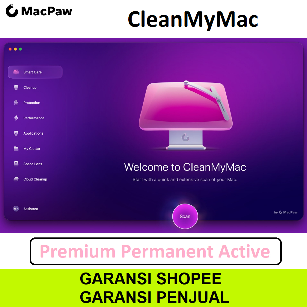 Mac cleaner app/CleanMyMac X (Mac Intel - M1 - M2 - M3 - M4)