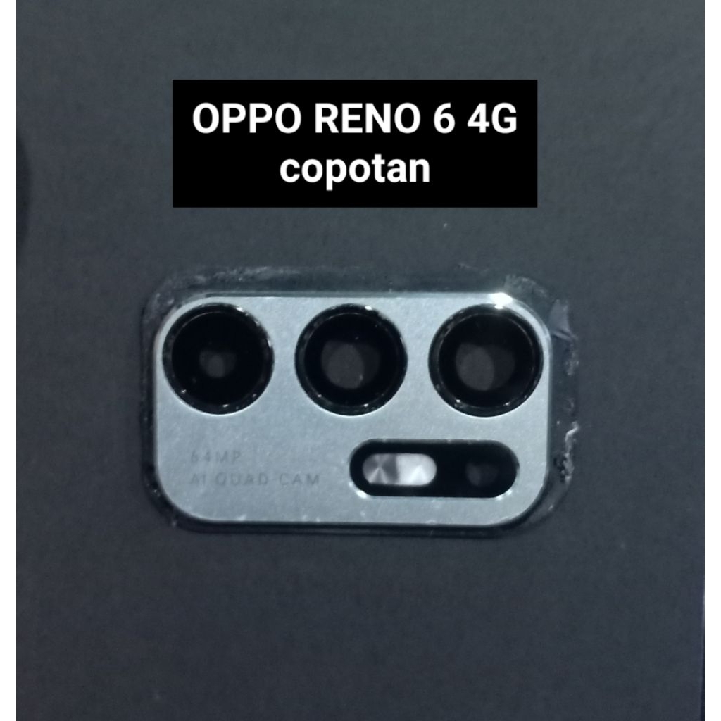 KACA KAMERA  + FRAME OPPO RENO 6 4G