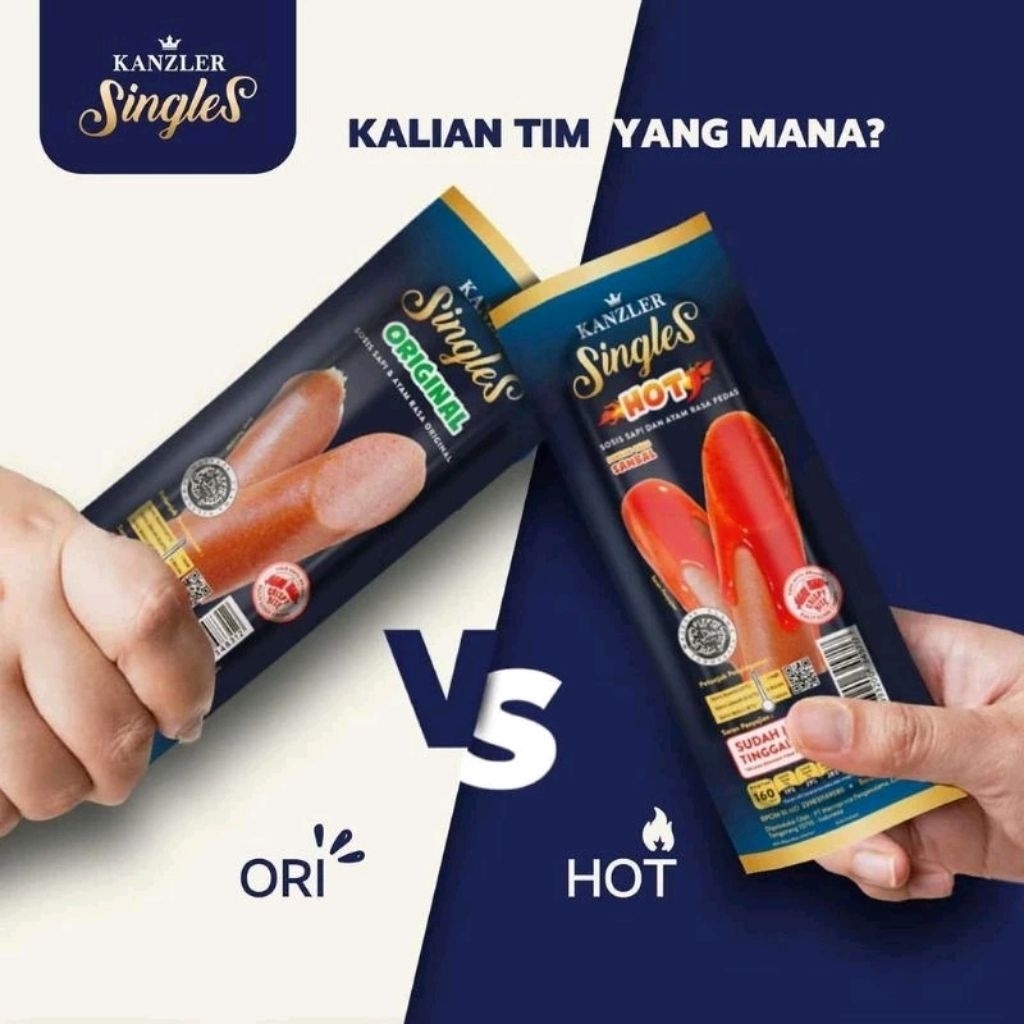 

Sosis Kanzler 60 gram 1 box isi 12 biji