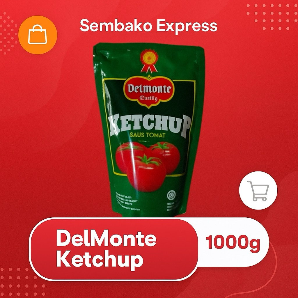 

Del Monte Ketchup Saus Tomat Pouch 1kg – Lezat, Sehat, & Kaya Nutrisi!