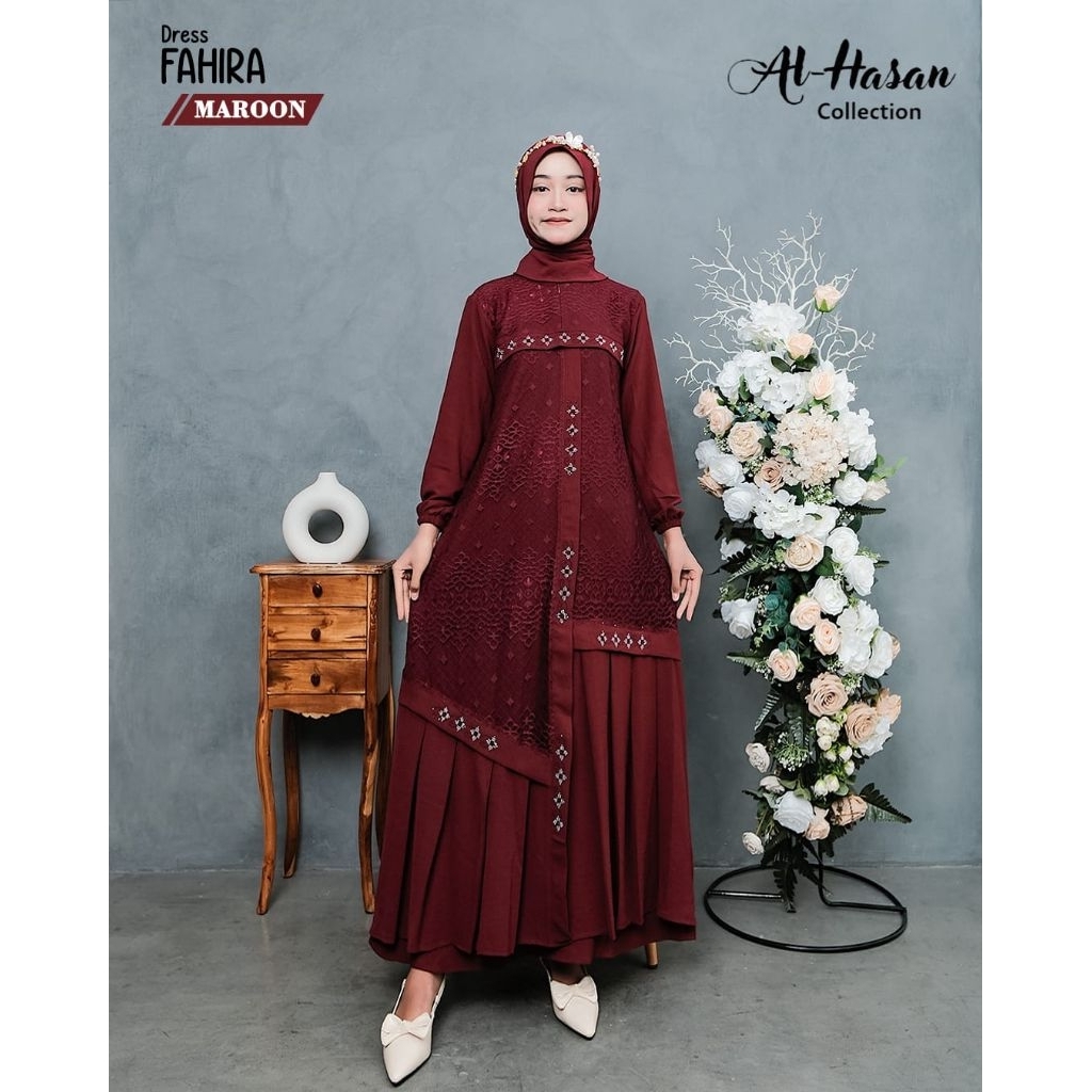 gamis brukat ukuran S