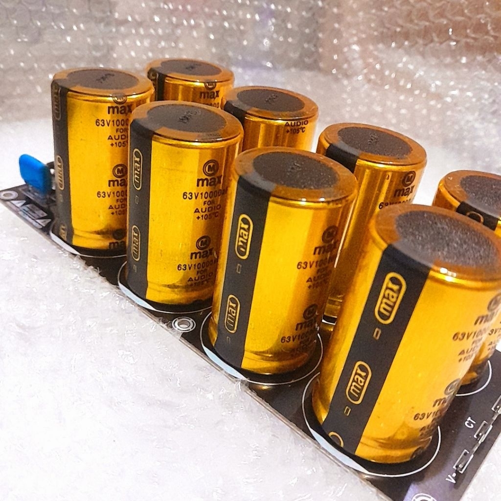 PAKET LENGKAP KIT PCB PSU 4 ELCO 6 ELCO MAX 63V 10000UF ORIGINAL