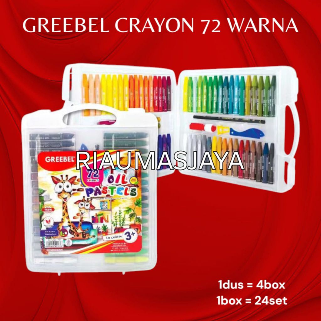 

GREEBEL CRAYON 72 WARNA
