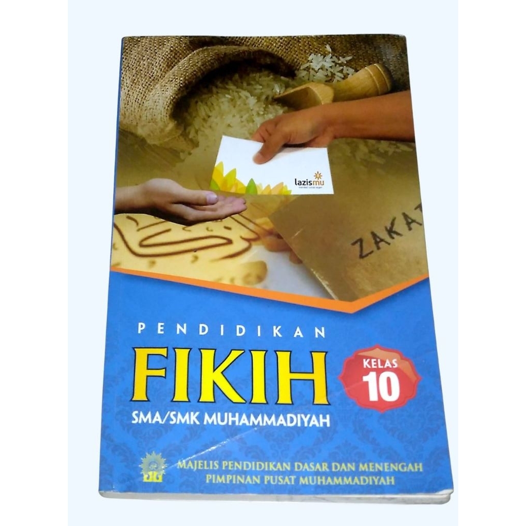 Buku Pendidikan Fikih Muhammadiyah kls 10 [Preloved]