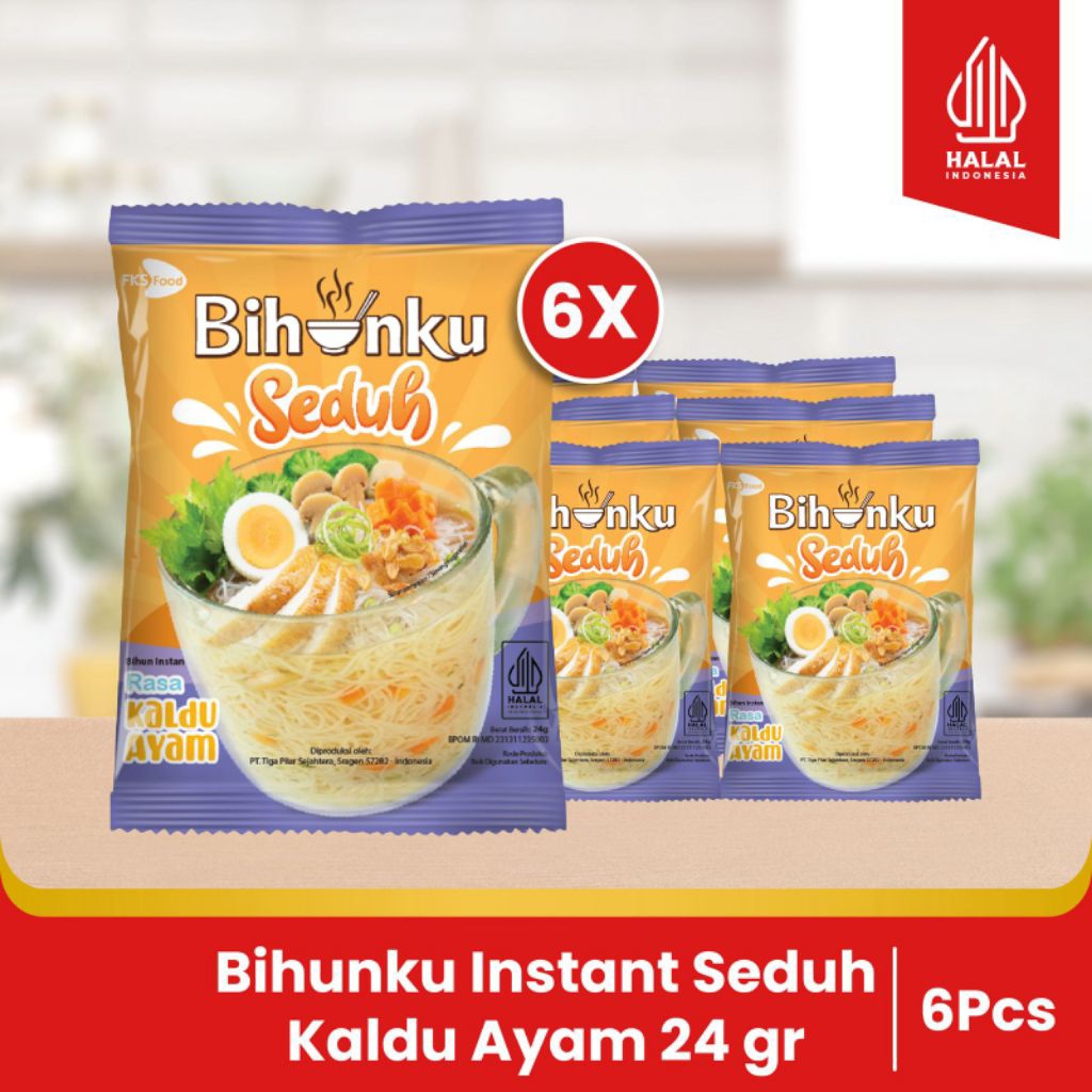 

Paket Bundling - Bihunku Instant - Seduh Kaldu ayam - 24gr - 6pcs