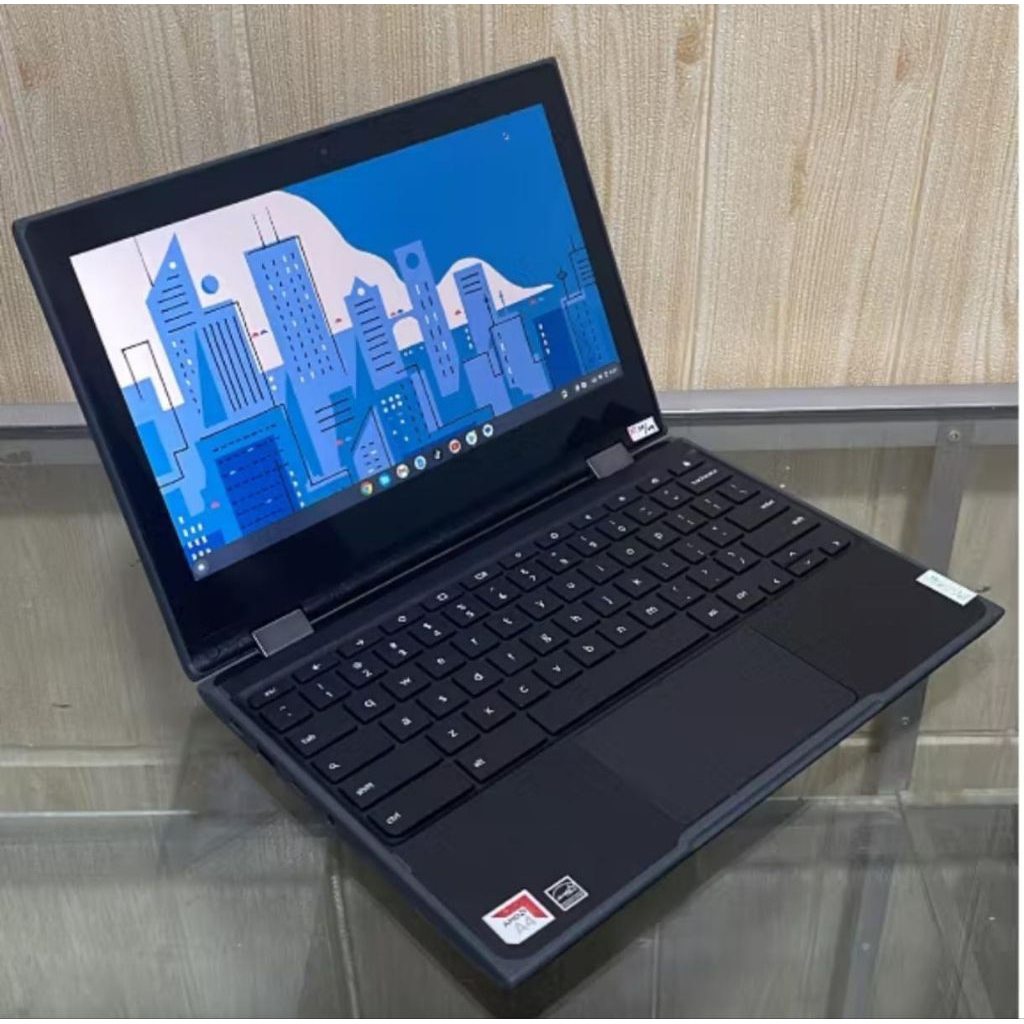 Laptop Baru BNIB Lenovo Chromebook 300e Ram 4gb layar lipat 360 Touchscreen