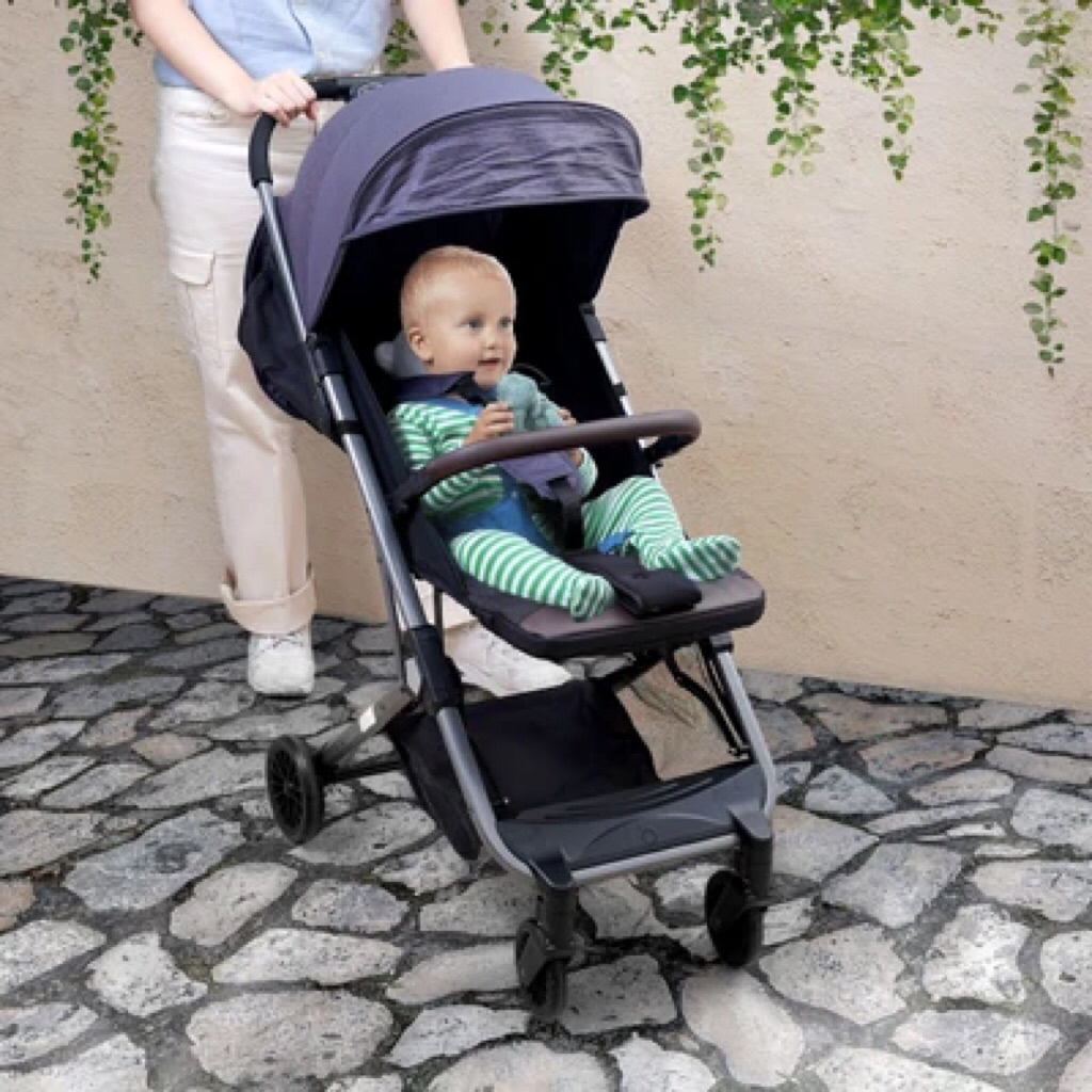 AZKO KINDLA SWEAT PEA STROLLER ANAK LIPAT PUSH PULL BAR ABU-ABU/KINDLA STROLLER SWEET PEA PUSH PULL 