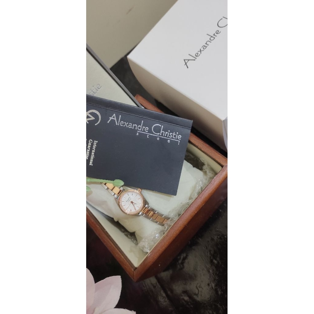 Alexandre Christie Jam Tangan Wanita Silver Gold