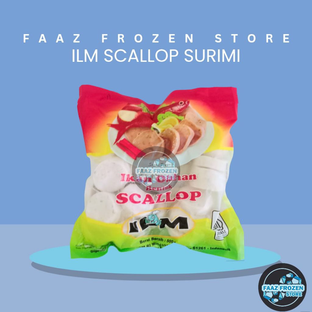 

Scallop ikan premium surimi 500gr ILM