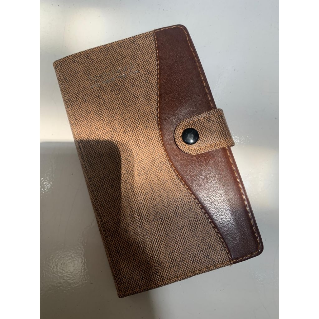 

LAST STOCK notebook pria atau cowok warna cokelat buku catatan weekly planner cover kain tebal