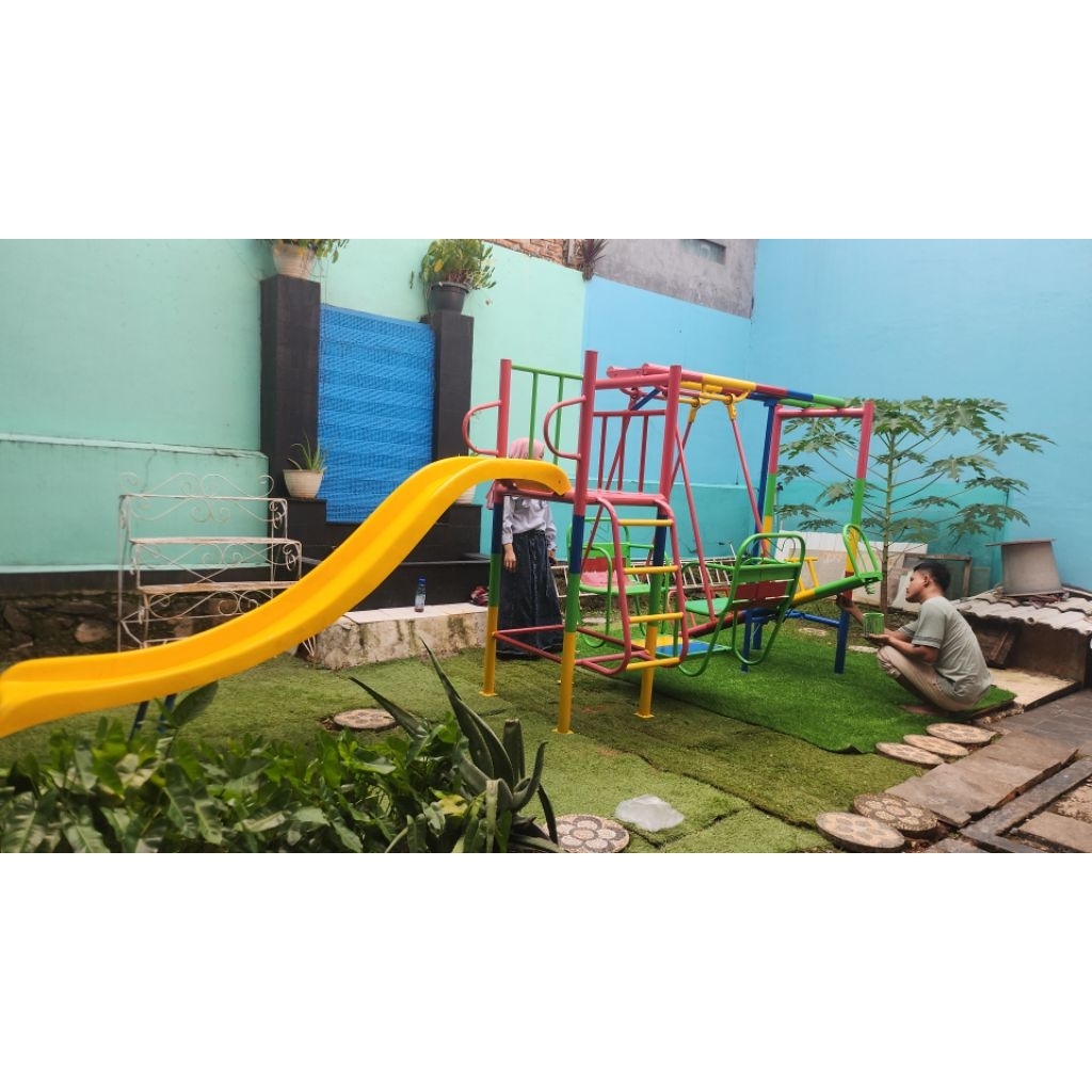 mainan anak 3set perosotan ke samping