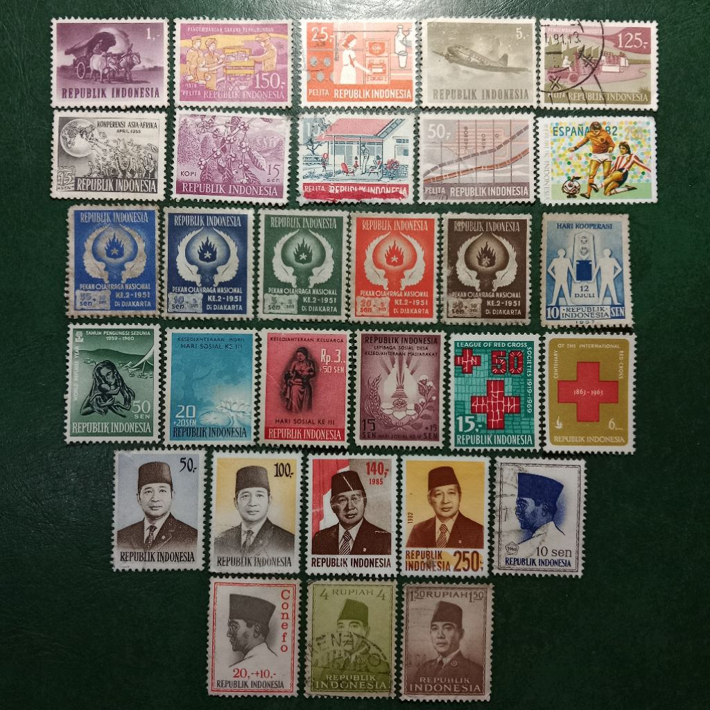 

Prangko Indonesia 30 Pcs Campur USED/UN USED