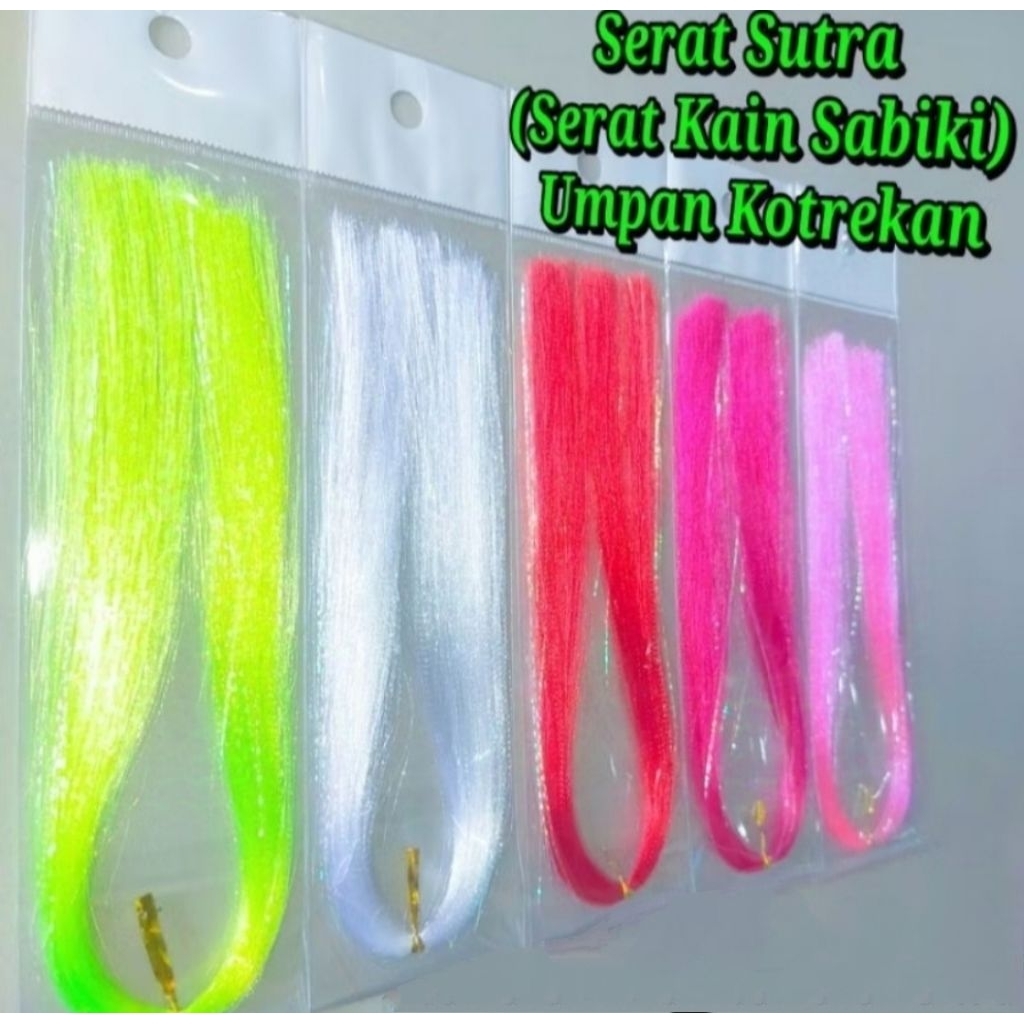 Serat Sutra / Benang Sutra / Umpan Sabiki