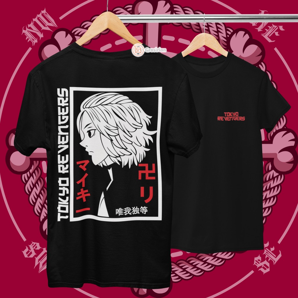 KAOS MIKEY TOKYO REVENGERS - KAOS MIKEY ANIME TOKYO REVENGERS 1, KAOS SABLON DTF - GROSIRIAN