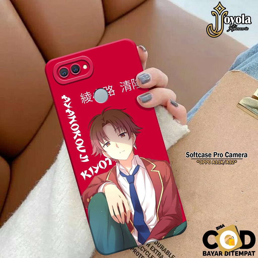 Case Hp OPPO A11K / A12 - Case Anime - Soft Macaron Pro Camera - Softcase OPPO A11K / A12 - Casing O