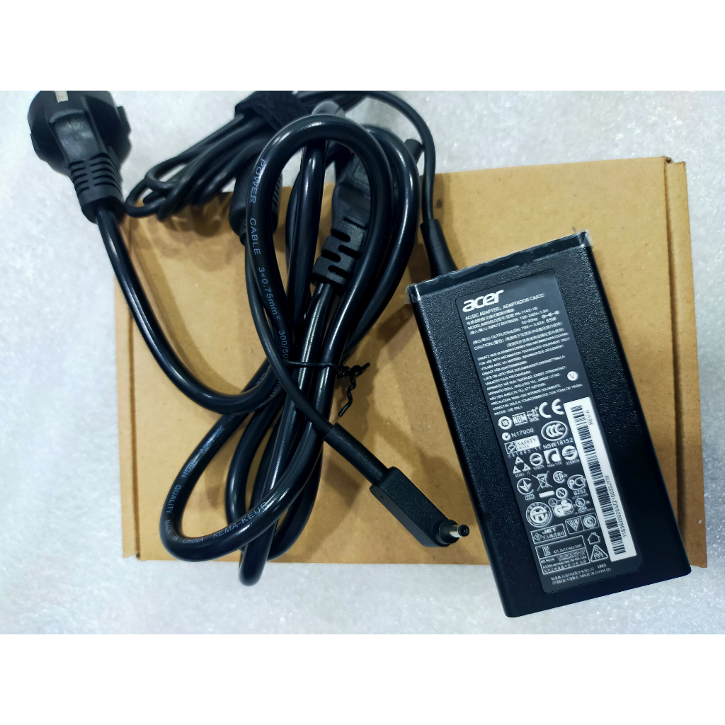 Adaptor Charger Cas Laptop Acer 19V-3.42A (3.0*1.1) 65W Original