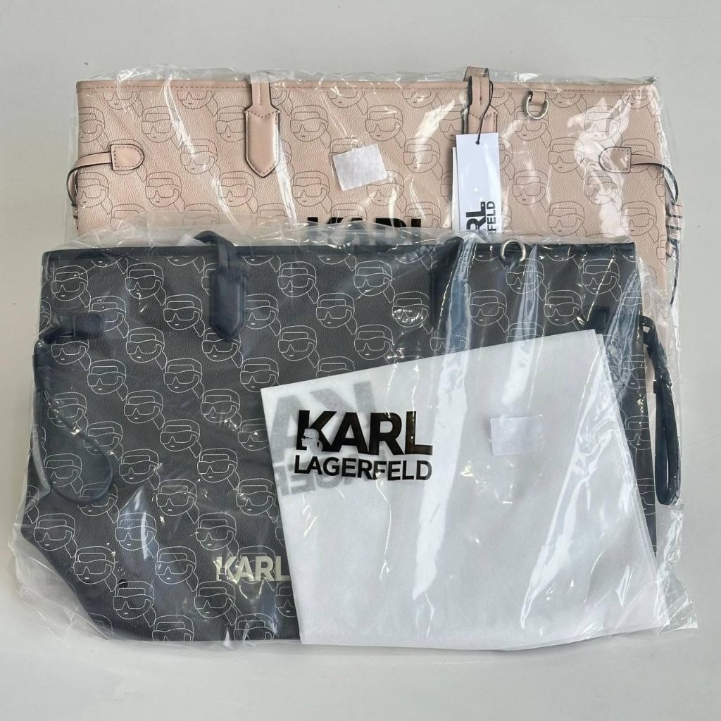 KARL LAGERFELD IKON LARGE TOTE BAG