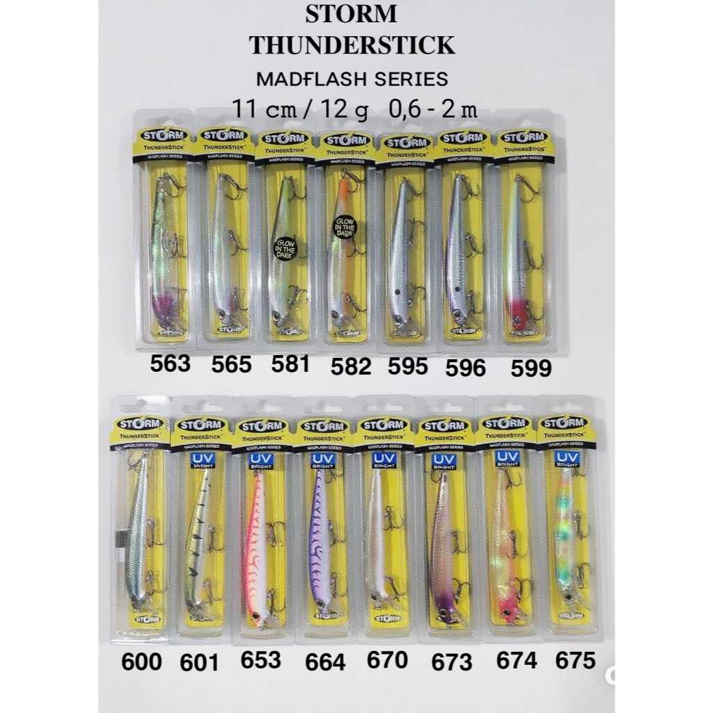 LURE / UMPAN STORM THUNDERSTICK MADFLASH SERIES 11 cm / 12 gram