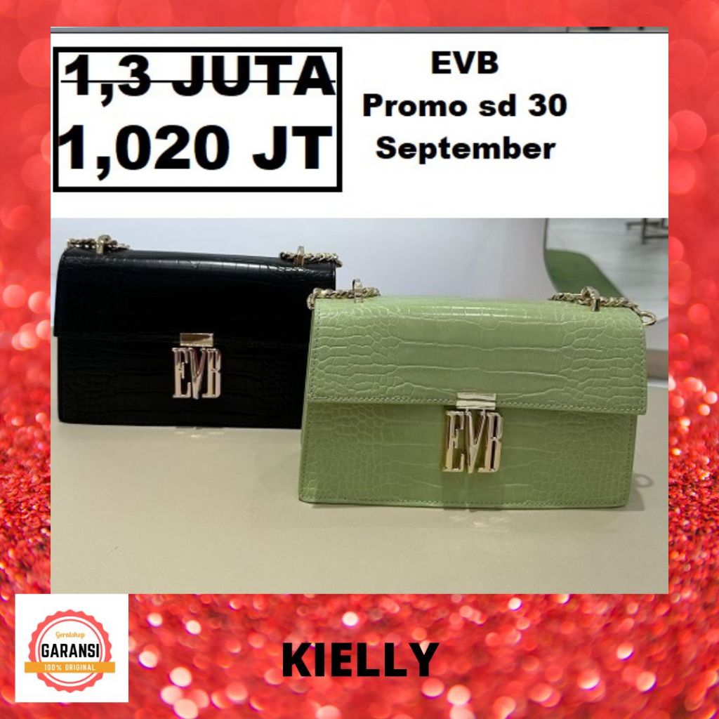 Tas selempang wanita SALE EVB KIELLY shoulder bag 100% original store