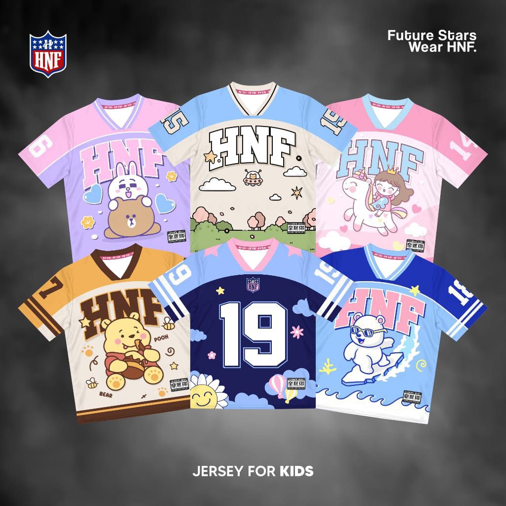 HNF JERSEY ANAK 1-10TAHUN / BAJU ANAK/ JERSEY ANAK STREETWEAR/