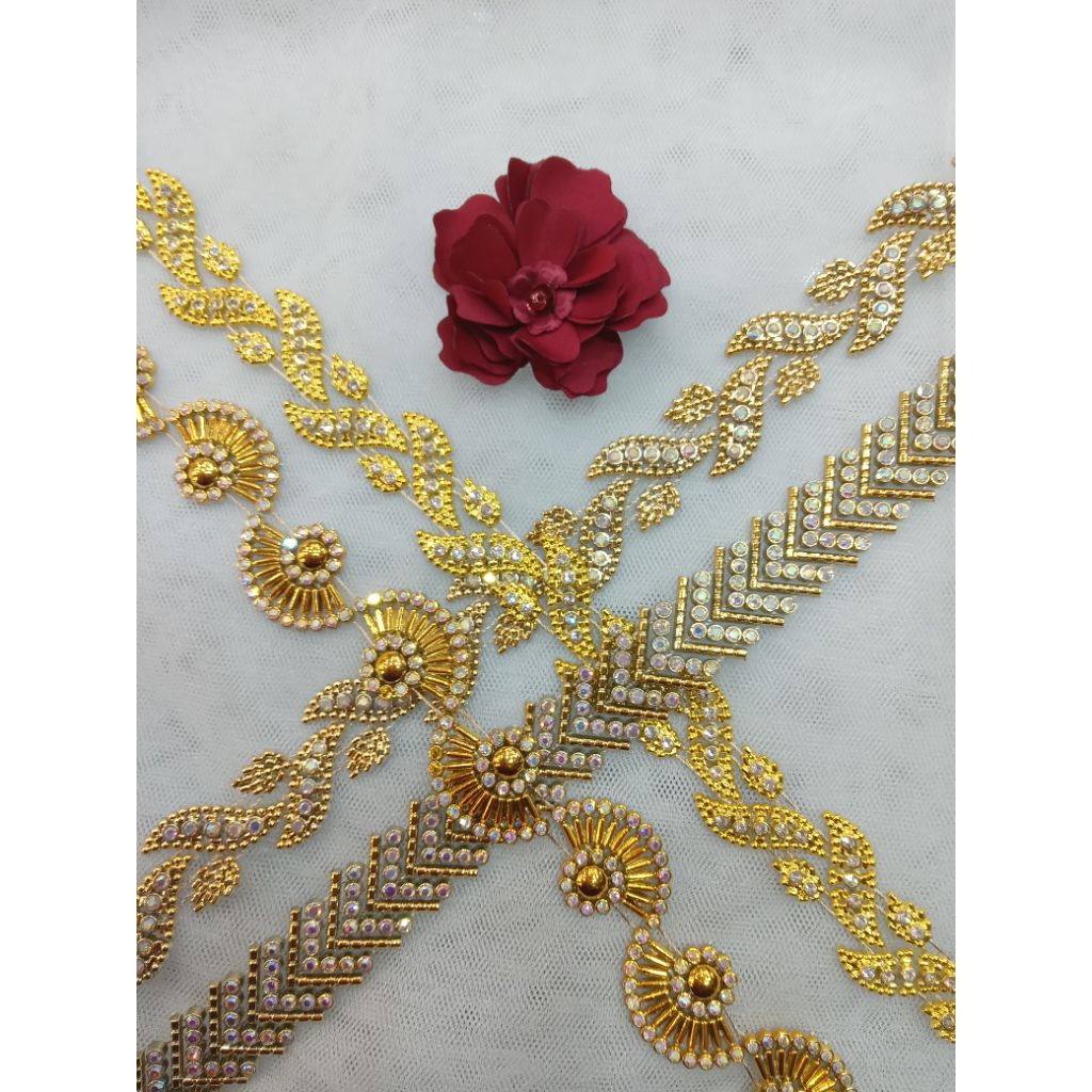 Payet Meteran Bahan Dasar Plastik Aksesoris Payet Rangkai Meteran